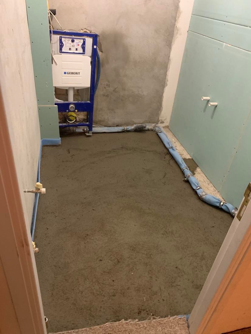 Ausbau von Badezimmer